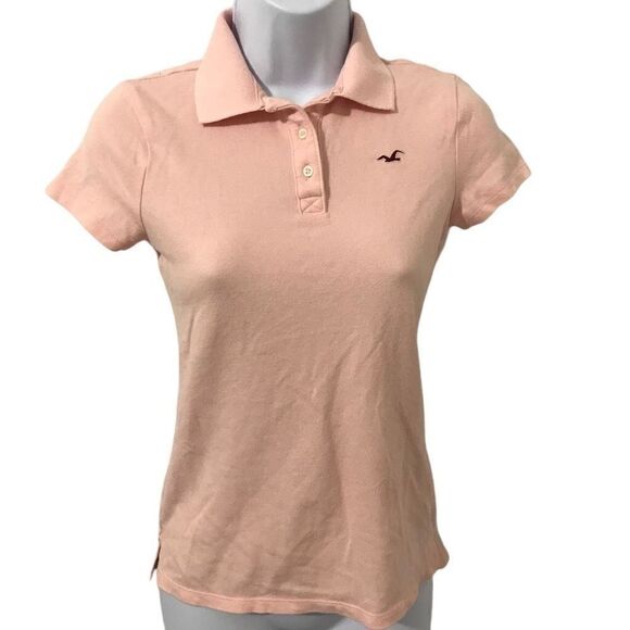 Hollister pink Polo stretch size XS. A268 - Picture 2 of 5